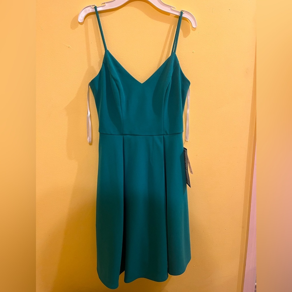 Blue/Green midi dress.    Size 1/2